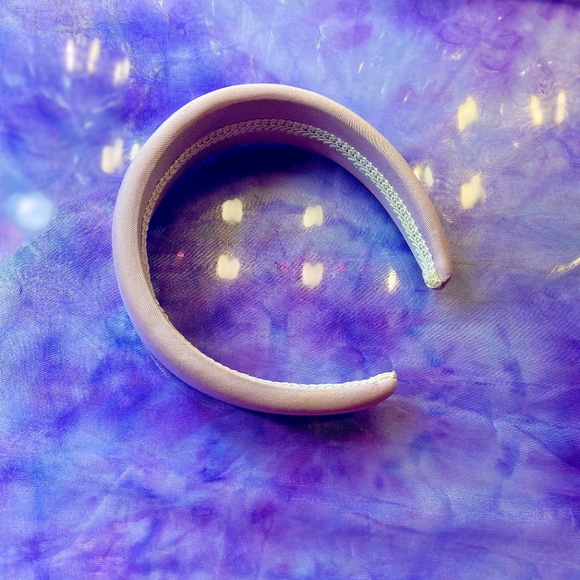 Lavender Canvas Material Chunky Oversize Fashion Headband Women’s Hair Accessory - Picture 1 of 4